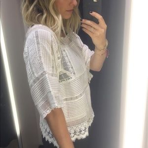 Zara lace top